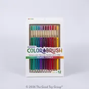 Color Brush Watercolor Pencil &amp; Paintbrush Jewel Tones – SPBS059