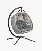 Hanging Pumpkin Loveseat Chair w/Stand