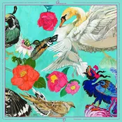 Conference of the Birds Silk Scarf