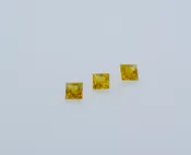 3.6mm Yellow Princess 3 Stone Suite