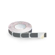 3/4" Silver Thumb Tape - 500 Piece Roll