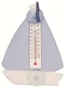 Bobbo from Songbird Essentials Blue & White Sailboat Small Window Thermometer