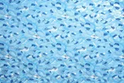 Chiyogami Blue & Silver Leaves -- NEW