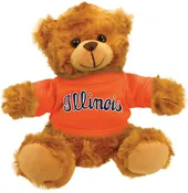 Illinois Fighting Illini 6" T-shirt Teddy Bear