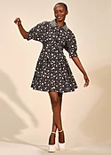 Embellished Shirt Dress