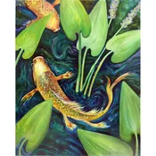 Art Print: Pond Koi