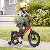 14 Inch Kids Bike Adjustable Bicycle with Reflectors and Bell for 3-5 Years Old