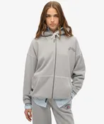 Athletic Essential Oversized Zip Hoodie