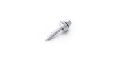 1" Hex Head Screws with Washers, 50 Pack