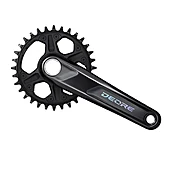 FC-M6100 Deore Rear 12 spd 2 pcs 175mm w/o CG  BB parts, Chainline 52mmFRONT CHAINWHEEL, FC-M6100-1, DEORE, FOR REAR 12-SPEED, 2-PCS FC, 175MM, 32T W/O CG, W/O BB PARTS, FOR CHAIN LINE 52MM, Shimano Front Chainwheel