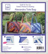 ALEXANDRA TOTE BAG QUILT AS YOU GO