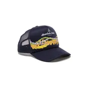 Floral Lei Navy Trucker Hat