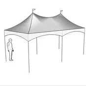 10×20 Quick Peak Tent