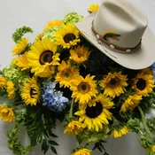 Fair well Sunflower Spray