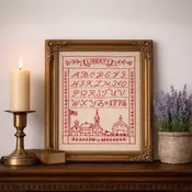 Liberty Sampler Redwork Embroidery Kit