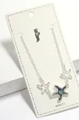 Abalone Starfish Pointed Anklet