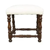 Flemish Baroque Walnut Bench