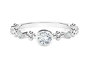 The Forevermark Tribute&amp;trade;  Collection 5 Round Diamonds = 0.33 Stackable Ring