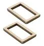 1.5" Rectangle Ring - Flat