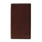 Ariat Men's Dark Copper Leather Perforated Edge Rodeo Wallet