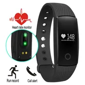 V66 Smart Wristband Heart Rate Monitor Pedometer Fitness Tracker Smart Bracelet for IOS Android