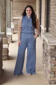 Spanx Shawl Collar Half Zip Rain
