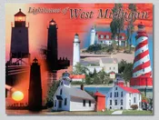 Closeout - Lighthouses of W Michigan Poster -70007