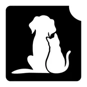106 Dog and Cat - Set of 5 - Art Factory Glitter Tattoo Stencils