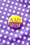 ADP Mom Greek Small Gameday Button