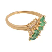 14k Gold Emerald Ring