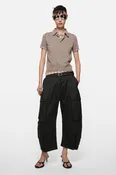 Twill cargo trousers