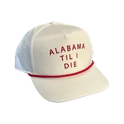 'ALABAMA TIL I DIE'  5 Panel Performance Rope Hat