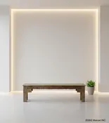 HAND CARVED SOLID WOOD BENCH