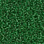 0016 Kelly Green Transparent Silver Lined - 11/0 Miyuki Seed Bead - 25 or 50 grams