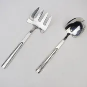 Navajo Silver Serving Set, UITA 24, c. 1950s — Turkey Mountain Traders