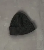 BEAMS F & Drake’s Cashmere Ribbed Knit Cap
