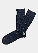 Black Block Bamboo Blend Sock