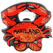 Bottle Opener Magnet – Crab Maryland