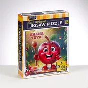 100 Piece Shana Tova Jigsaw Rosh Hashana Puzzle Ages 6+