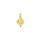18K Aquarius Pendant