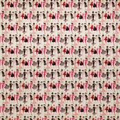 Barbie Vintage Fabric Collection - Fashion White