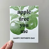 Apple Tree Mother's Day Letterpress Card — The Happy Envelope