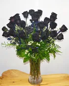24 Black Magic Roses