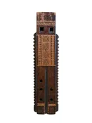 #GM Vintage Dvojnice Traditional Balkan Double flute 6.75" H