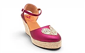 ALPARGATHA FUCSIA CORAZON GLITTER