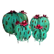 BARREL BODY CACTUS SET OF 4
