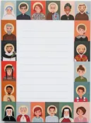 Marian & Saints Catholic Notepad: Men and Women Saints