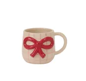 Accent Decor - Red Bow Mug