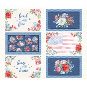 Americana - Patriotic Placemat Multi Digitally Printed Panel