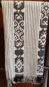 IKAT 100% cotton blanket - 45"x96" - black & white — Spirithouse Import Gallery